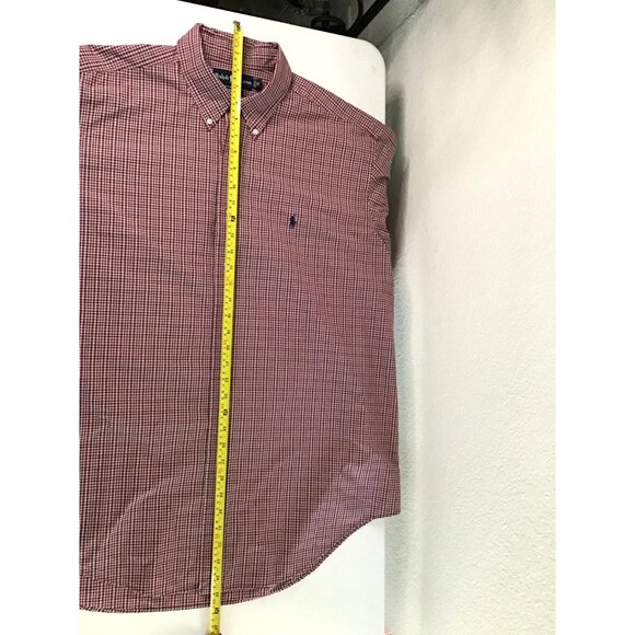 RALPH LAUREN-MENS CLASSIC FIT BUTTON-DOWN SHORT SLEEVE 100% COTTON SHIRT SIZE XL - Picture 6 of 6